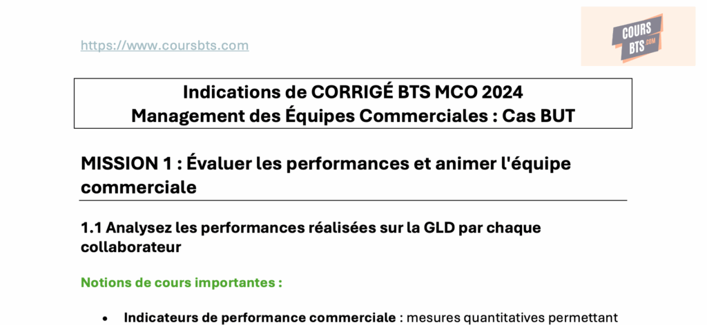 Corrigé MEC 2024